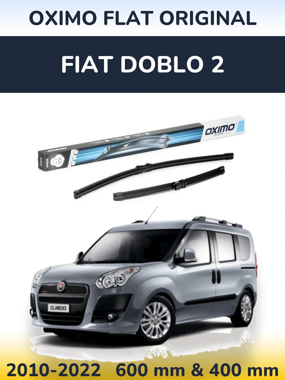 Ștergătoare Oximo Flat Original pentru Fiat Doblo 2