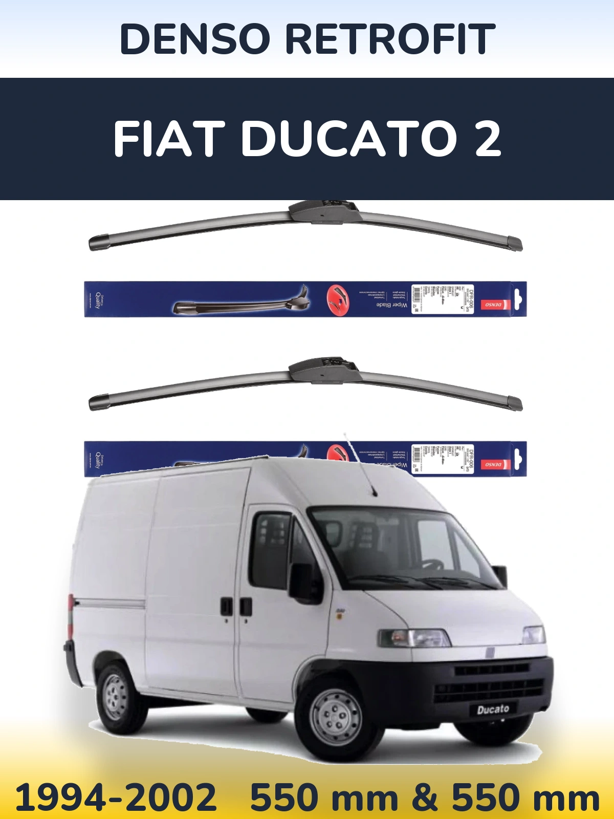 Ștergătoare Denso Retrofit pentru Fiat Ducato 2