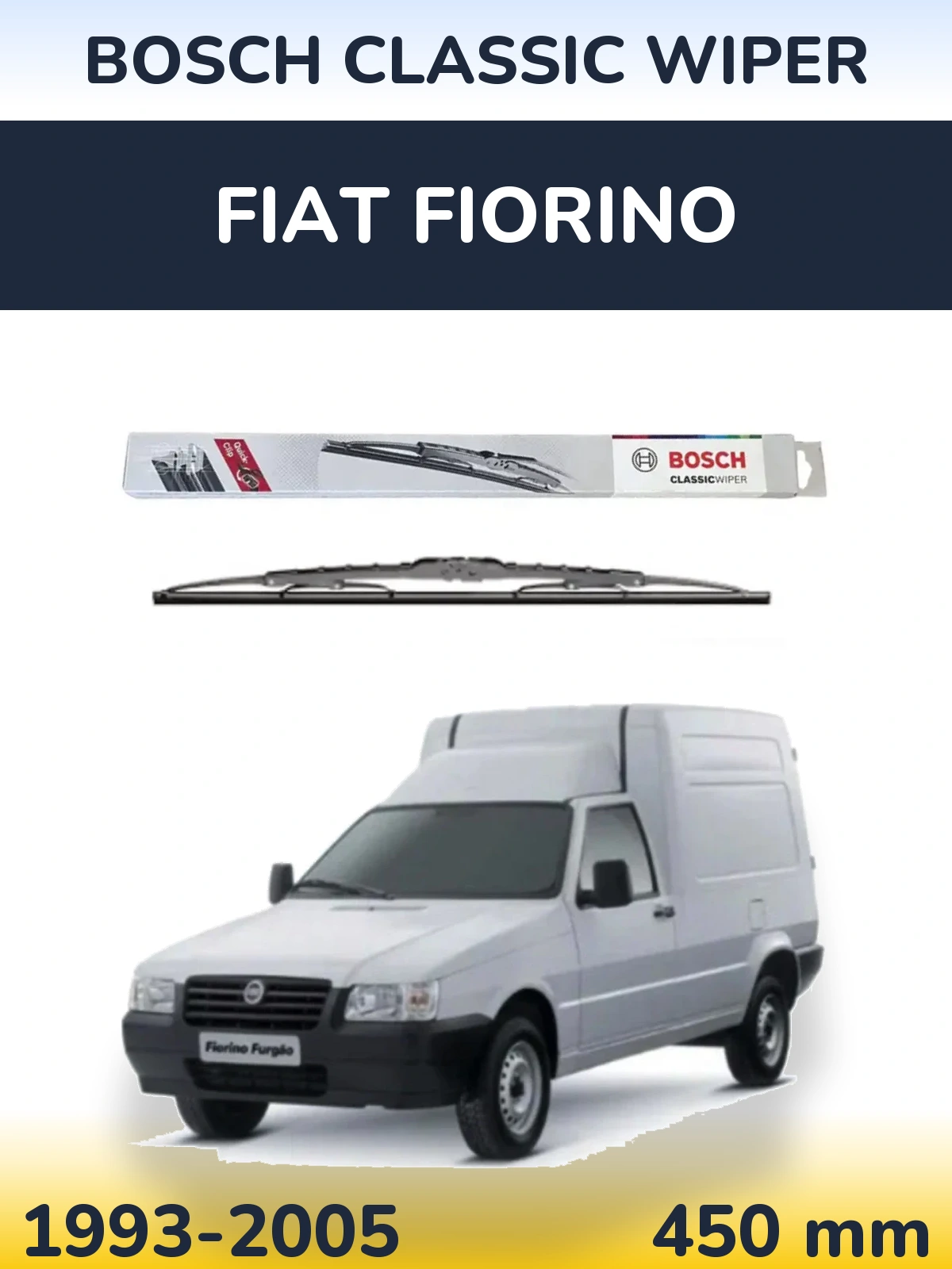 Ștergătoare BOSCH Classic Wiper pentru Fiat Fiorino