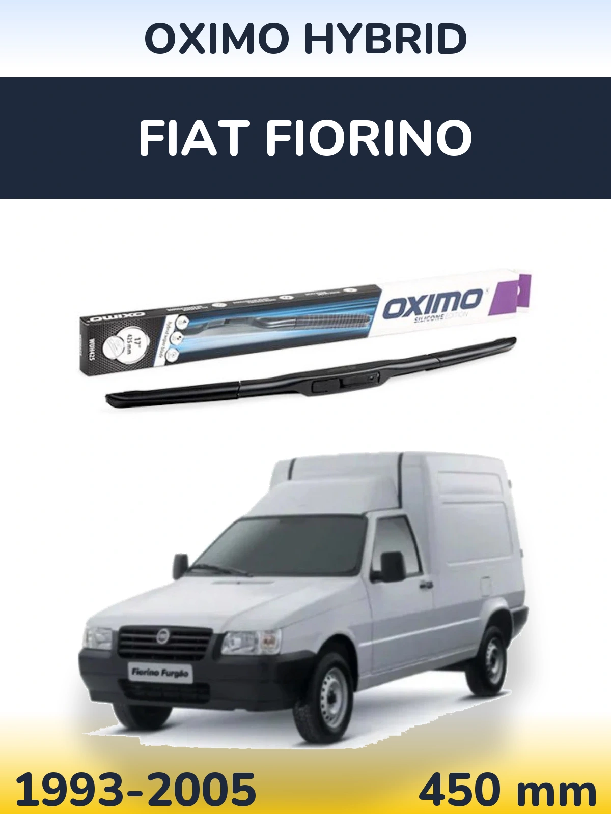Ștergătoare Oximo Hybrid pentru Fiat Fiorino