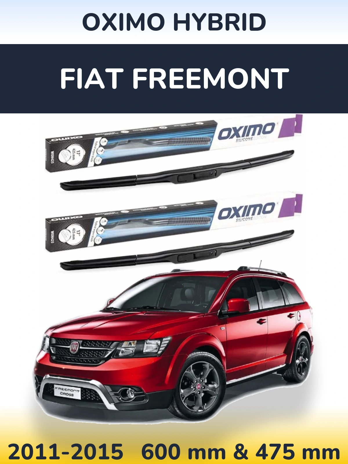 Ștergătoare Oximo Hybrid pentru Fiat Freemont