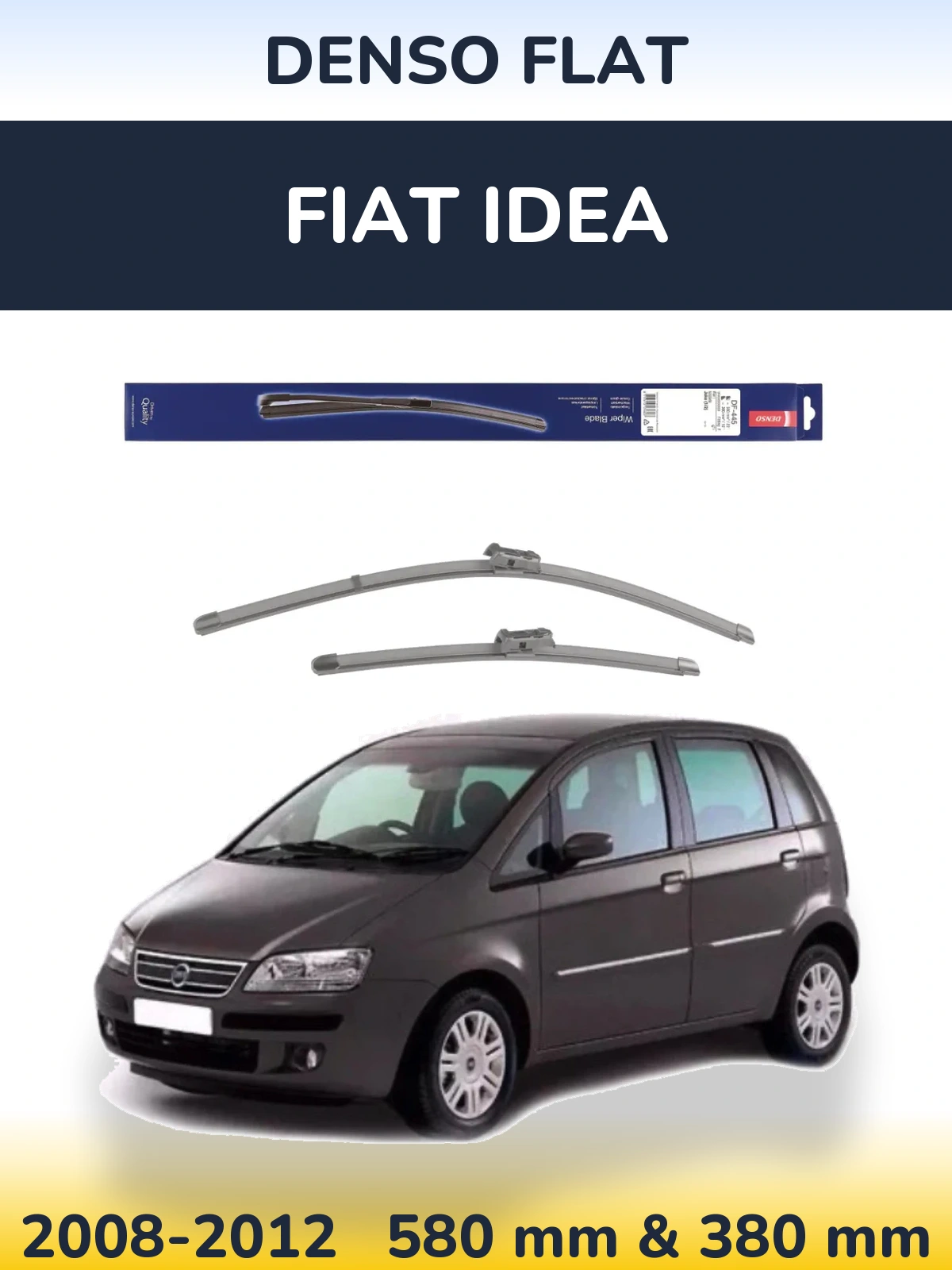 Ștergătoare Denso Flat pentru Fiat Idea