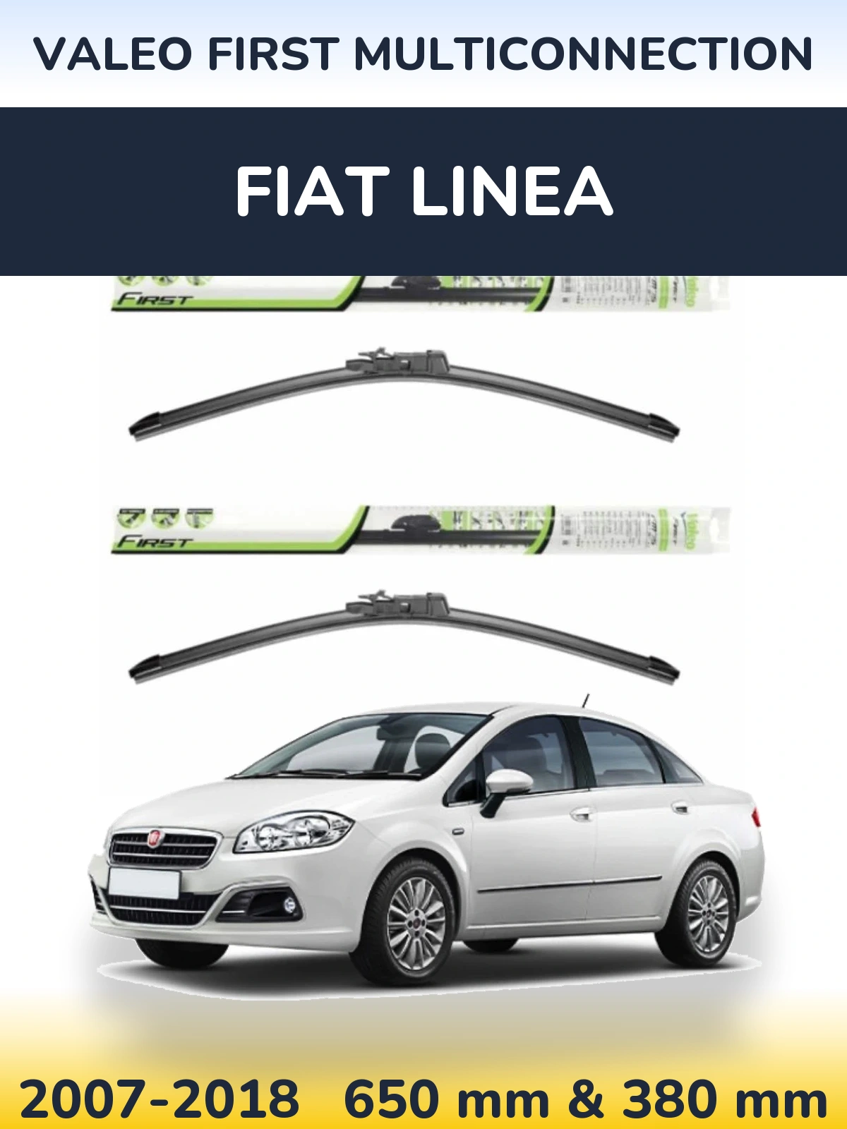 Ștergătoare Valeo First MultiConnection pentru Fiat Linea