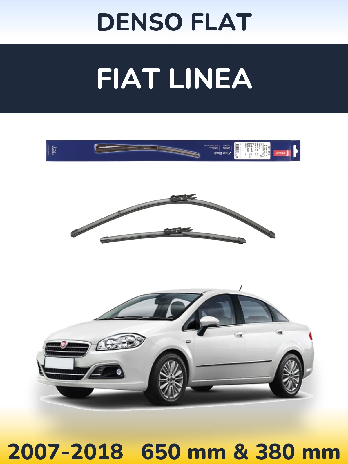 Ștergătoare Denso Flat pentru Fiat Linea