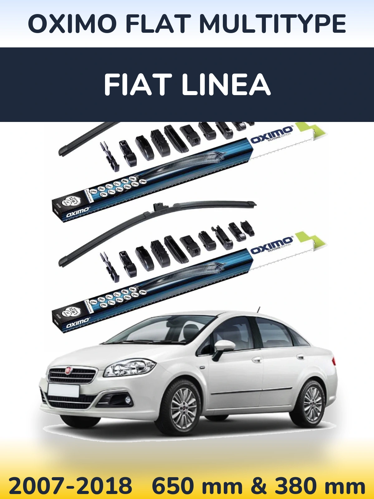 Ștergătoare Oximo Flat MultiTipe pentru Fiat Linea