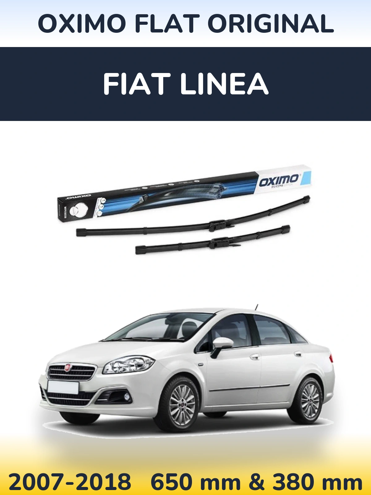 Ștergătoare Oximo Flat Original pentru Fiat Linea