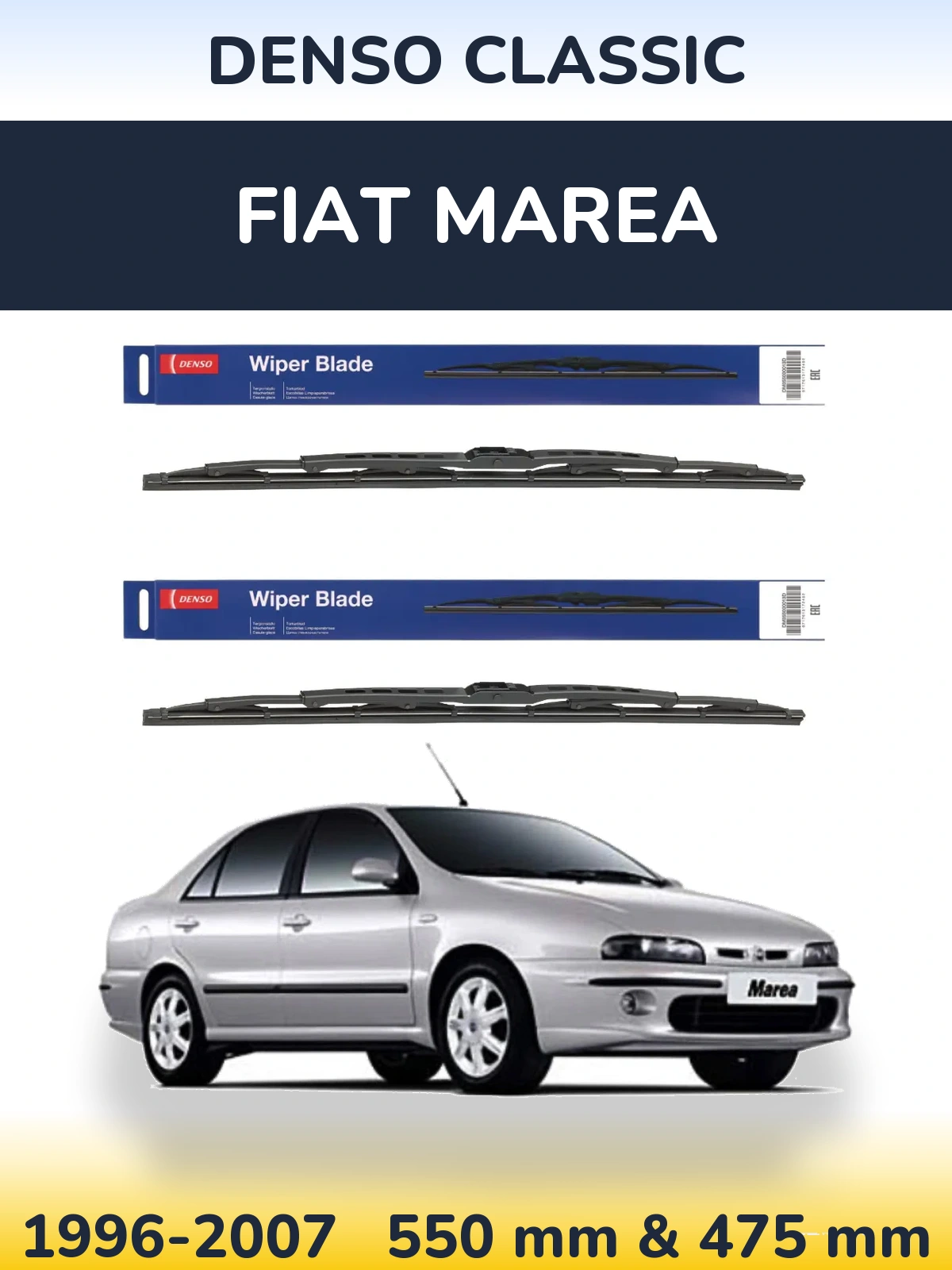 Ștergătoare Denso Classic pentru Fiat Marea
