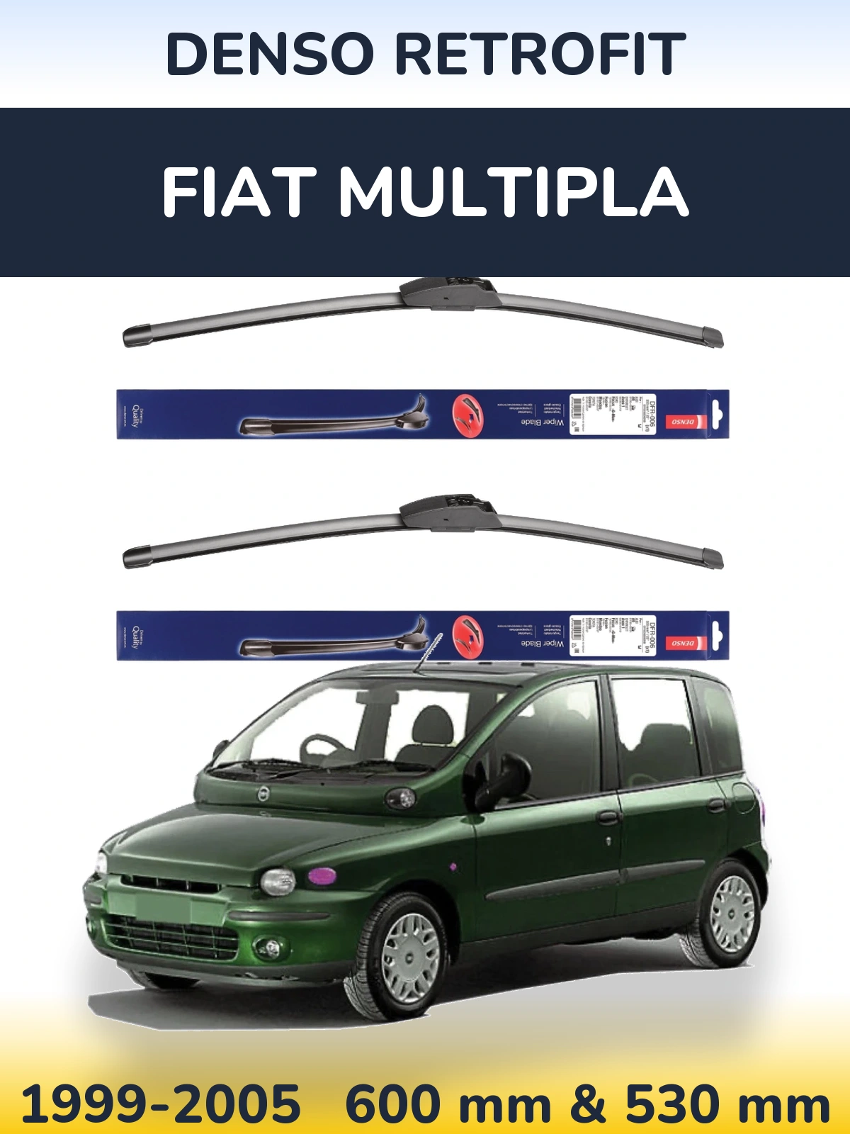 Ștergătoare Denso Retrofit pentru Fiat Multipla