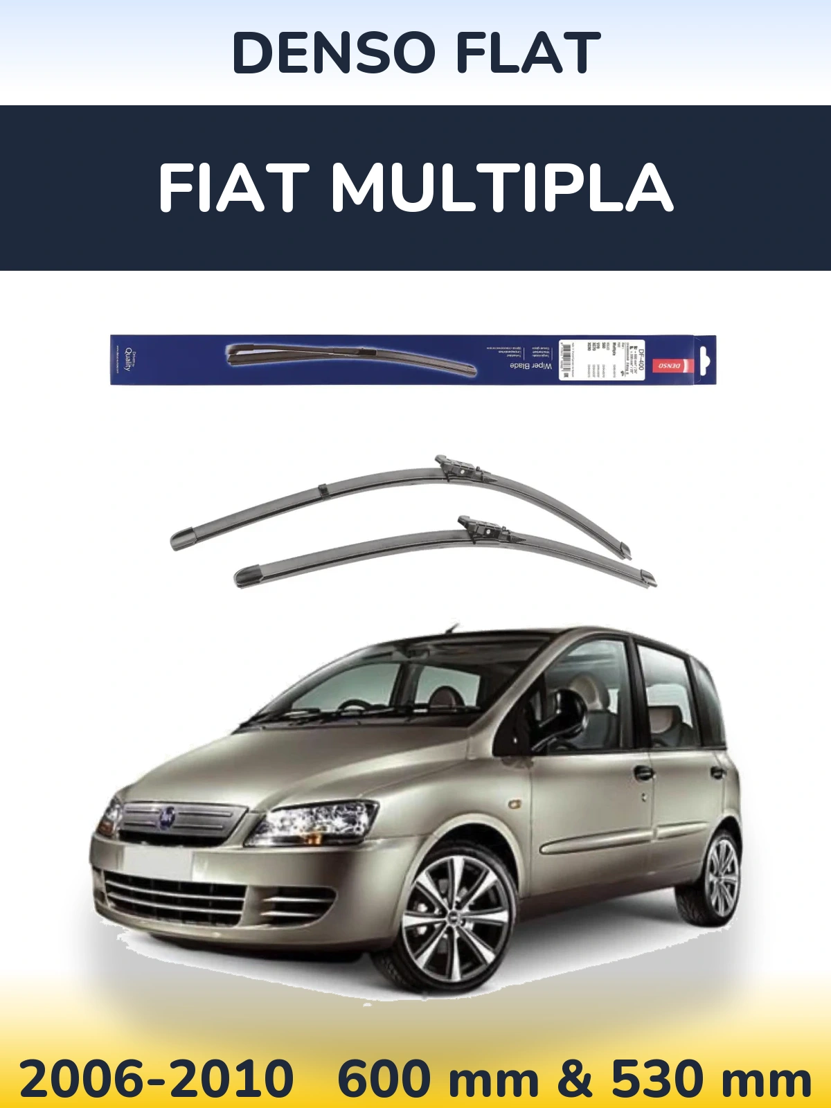 Ștergătoare Denso Flat pentru Fiat Multipla