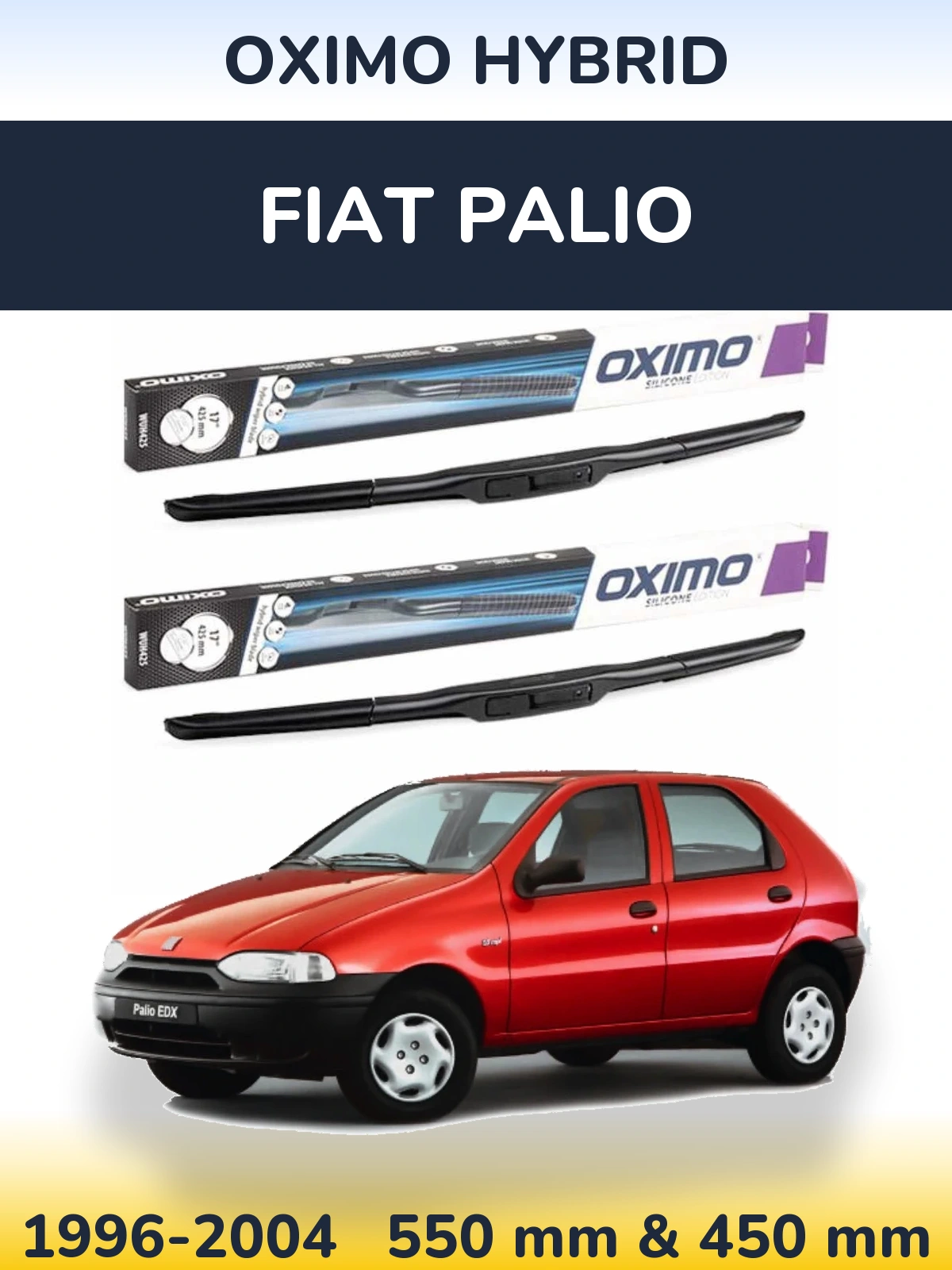 Ștergătoare Oximo Hybrid pentru Fiat Palio