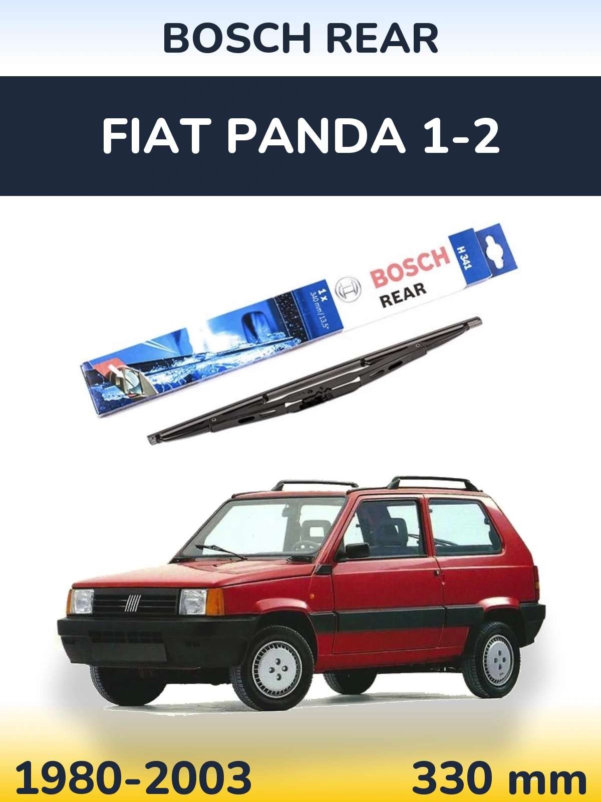Ștergătoare BOSCH Rear pentru Fiat Panda 1-2