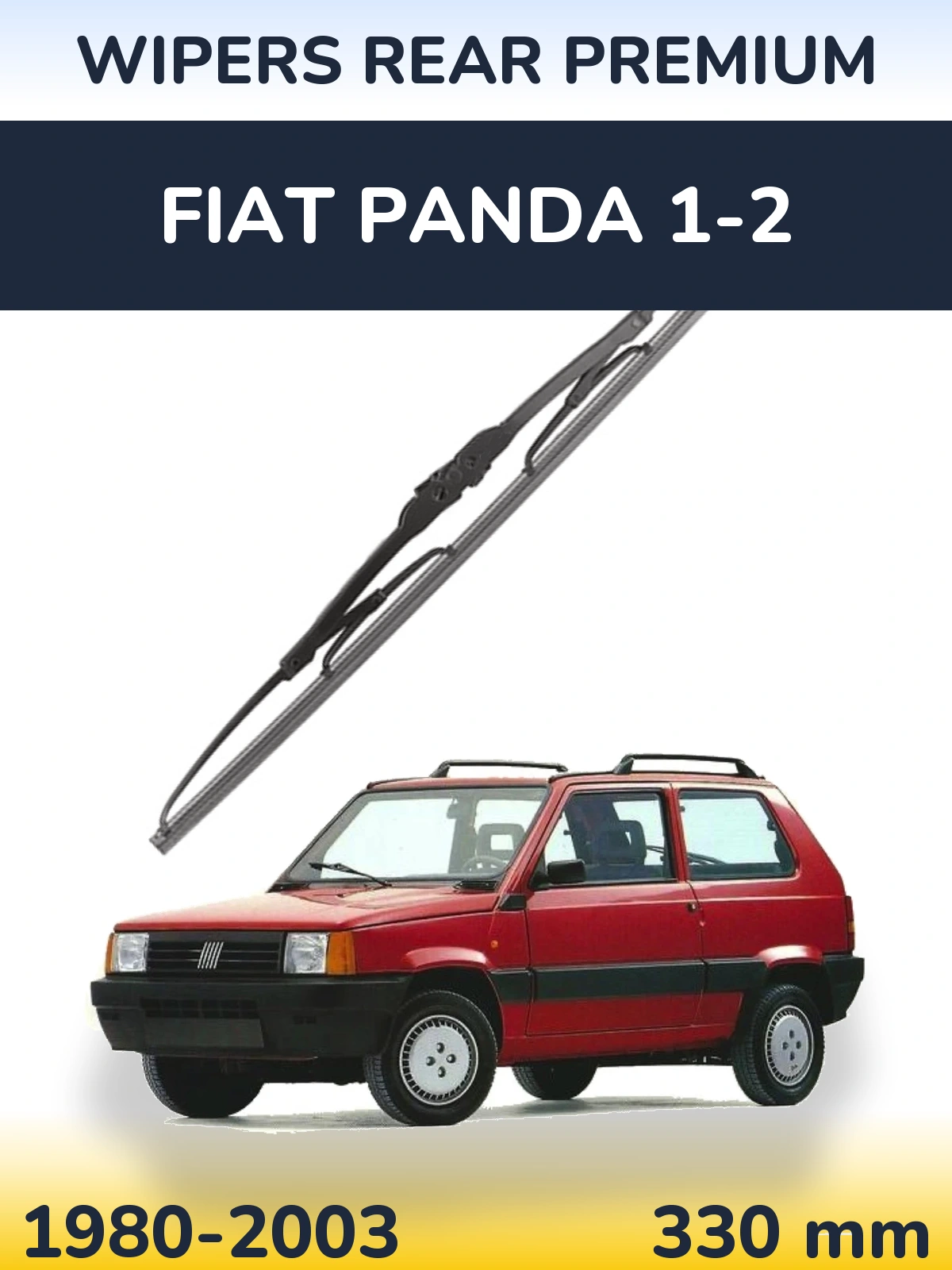 Ștergătoare WIPERS REAR PREMIUM pentru Fiat Panda 1-2
