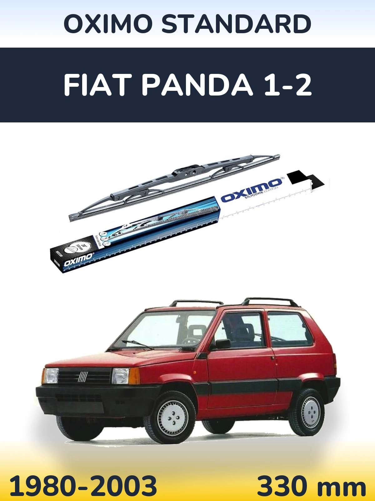 Ștergătoare Oximo Standard pentru Fiat Panda 1-2