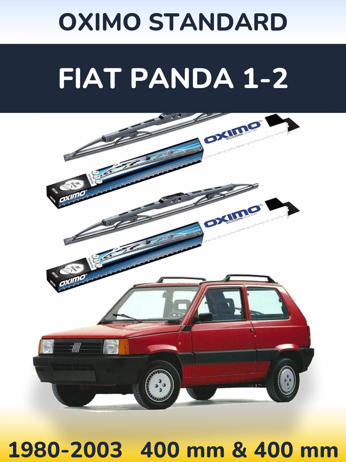 Ștergătoare Oximo Standard pentru Fiat Panda 1-2