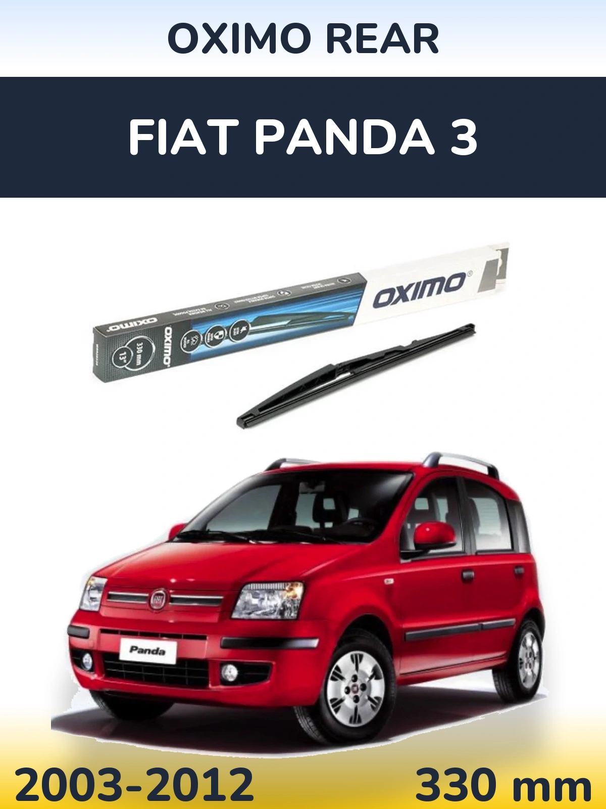 Ștergătoare Oximo Rear pentru Fiat Panda 3
