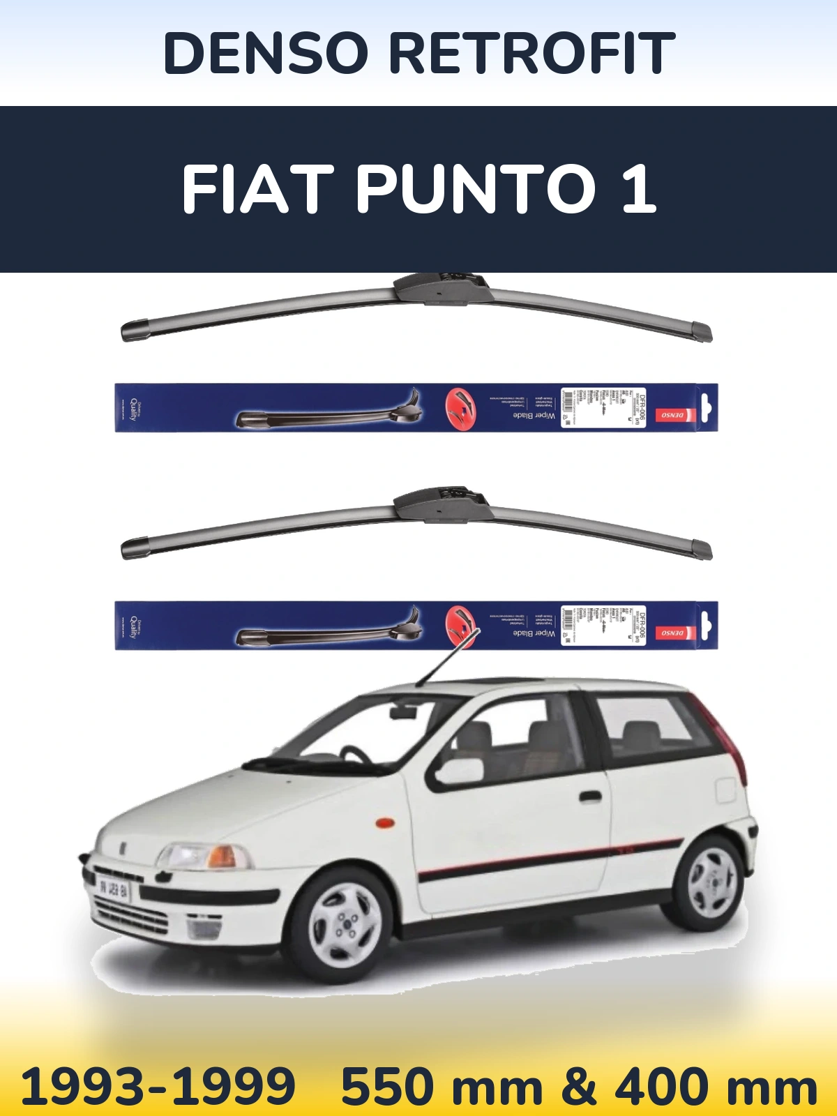 Ștergătoare Denso Retrofit pentru Fiat Punto 1