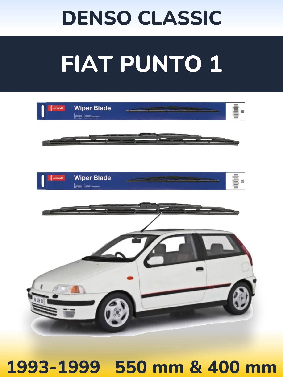 Ștergătoare Denso Classic pentru Fiat Punto 1