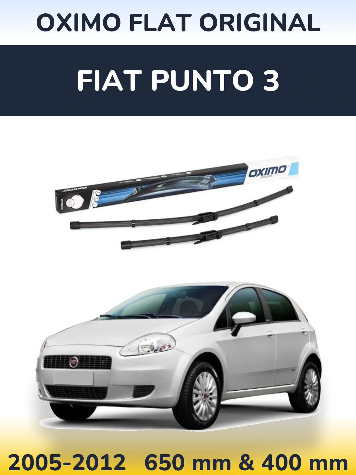 Ștergătoare Oximo Flat Original pentru Fiat Punto 3