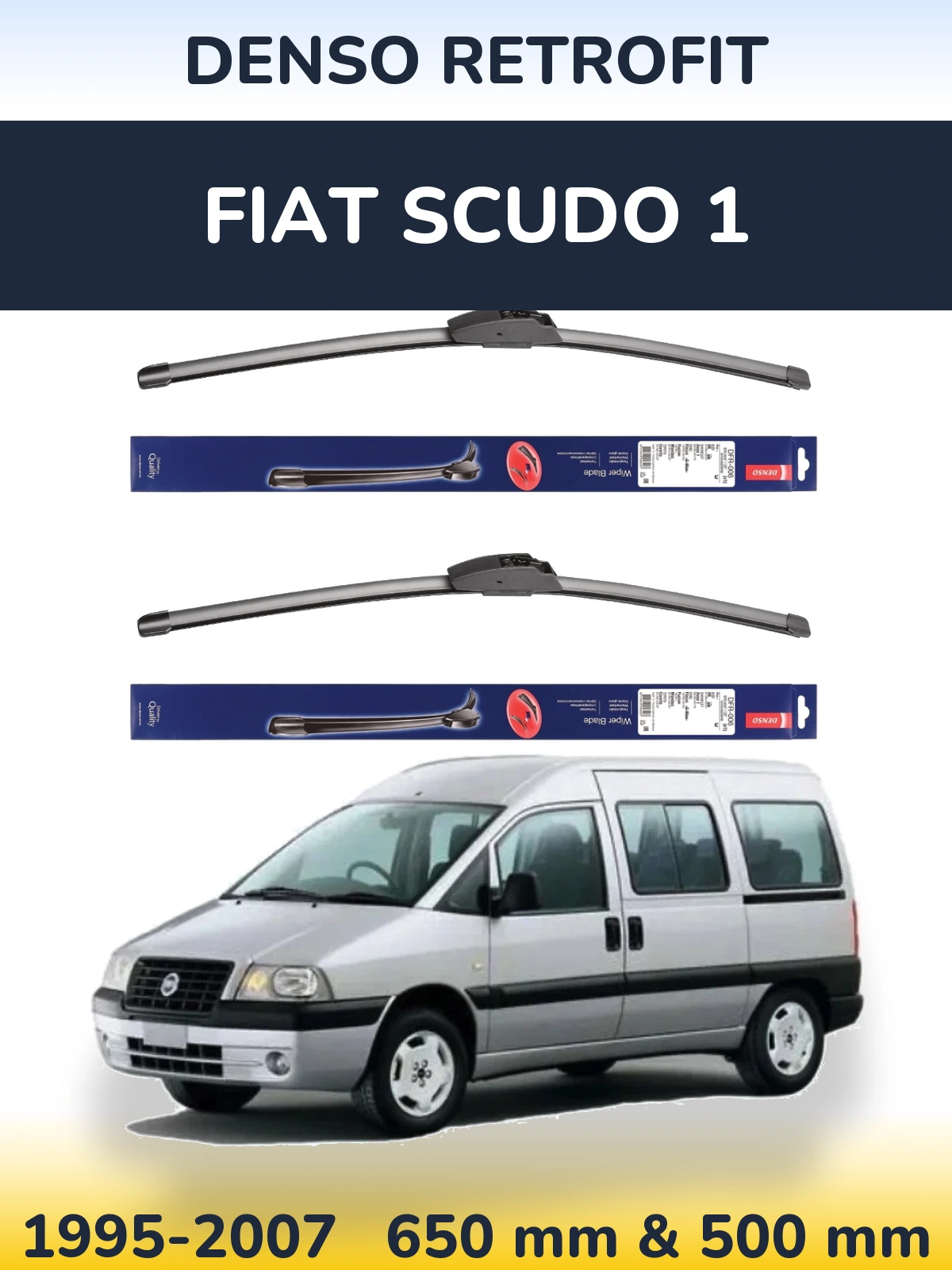 Ștergătoare Denso Retrofit pentru Fiat Scudo 1