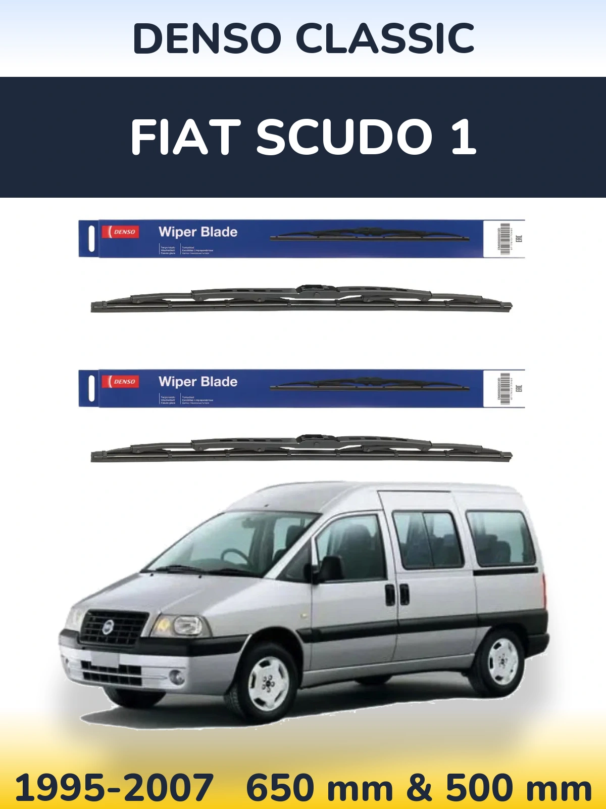 Ștergătoare Denso Classic pentru Fiat Scudo 1
