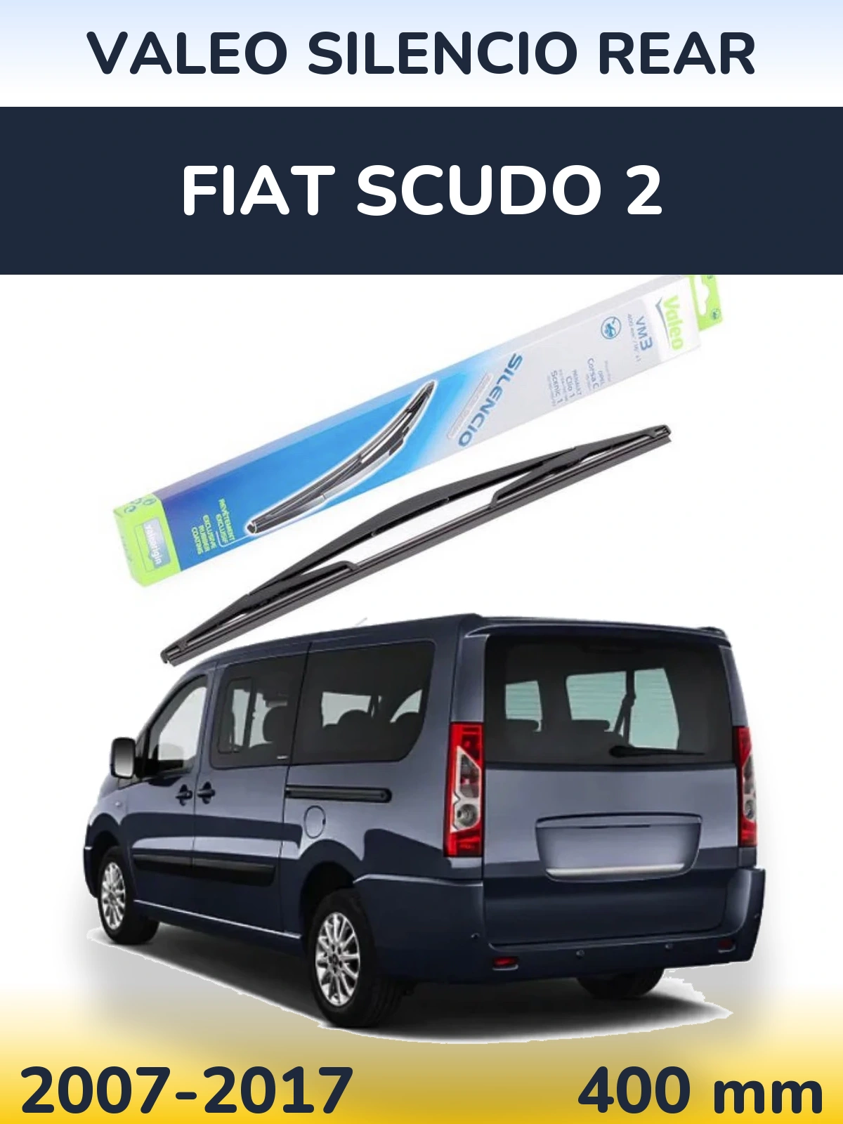 Ștergătoare Valeo Silencio Rear pentru Fiat Scudo 2