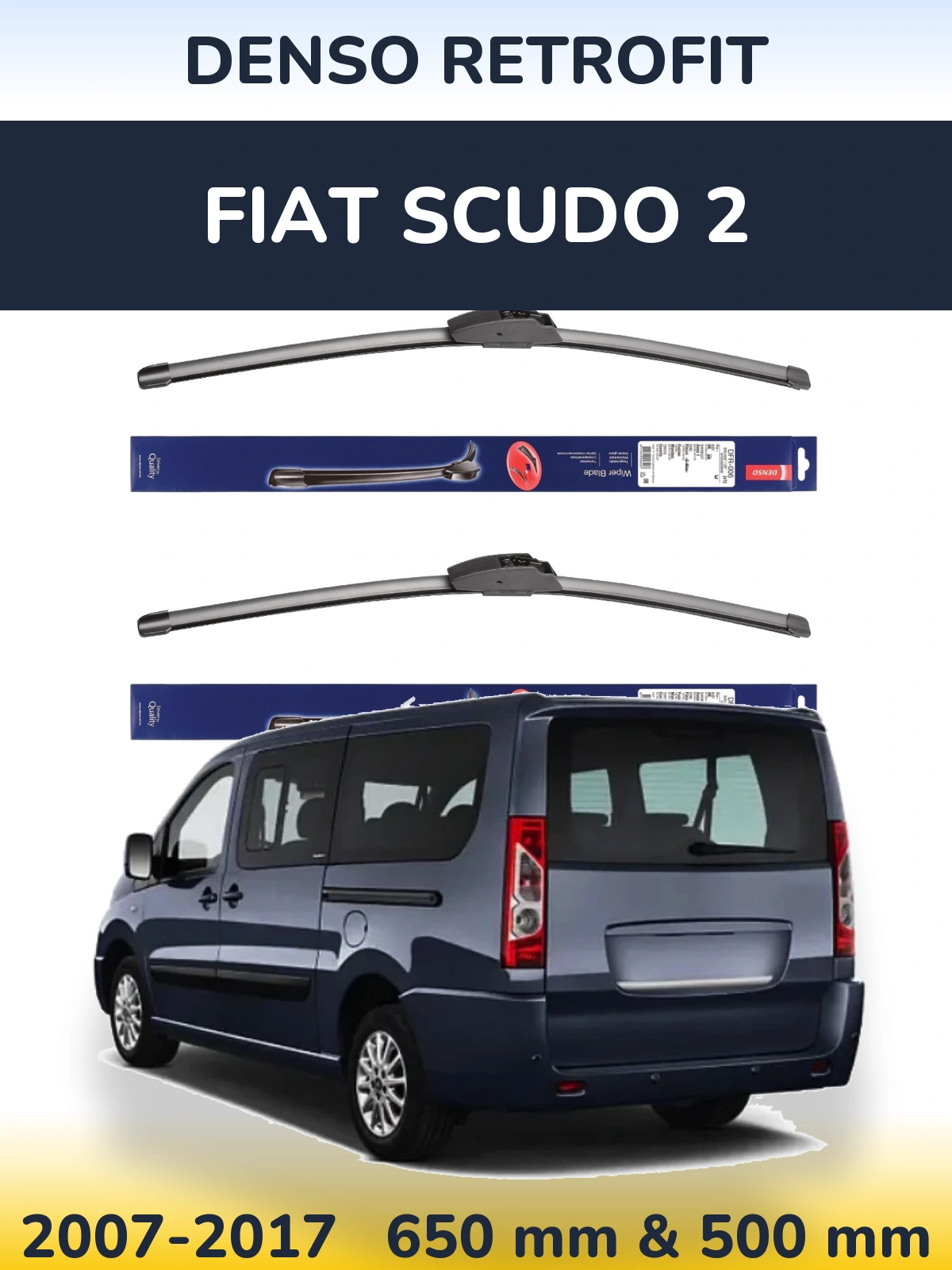 Ștergătoare Denso Retrofit pentru Fiat Scudo 2