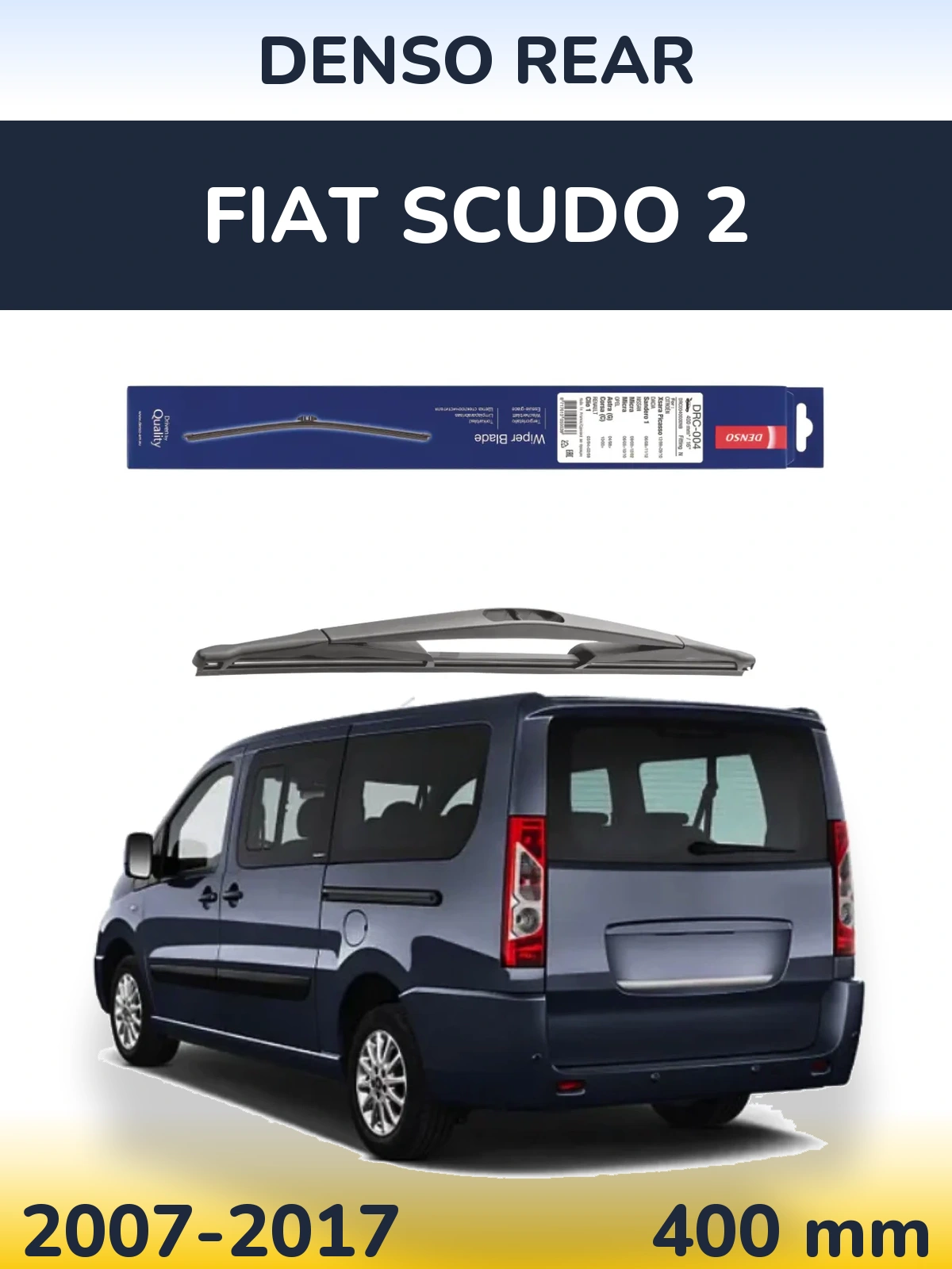Ștergătoare Denso Rear pentru Fiat Scudo 2