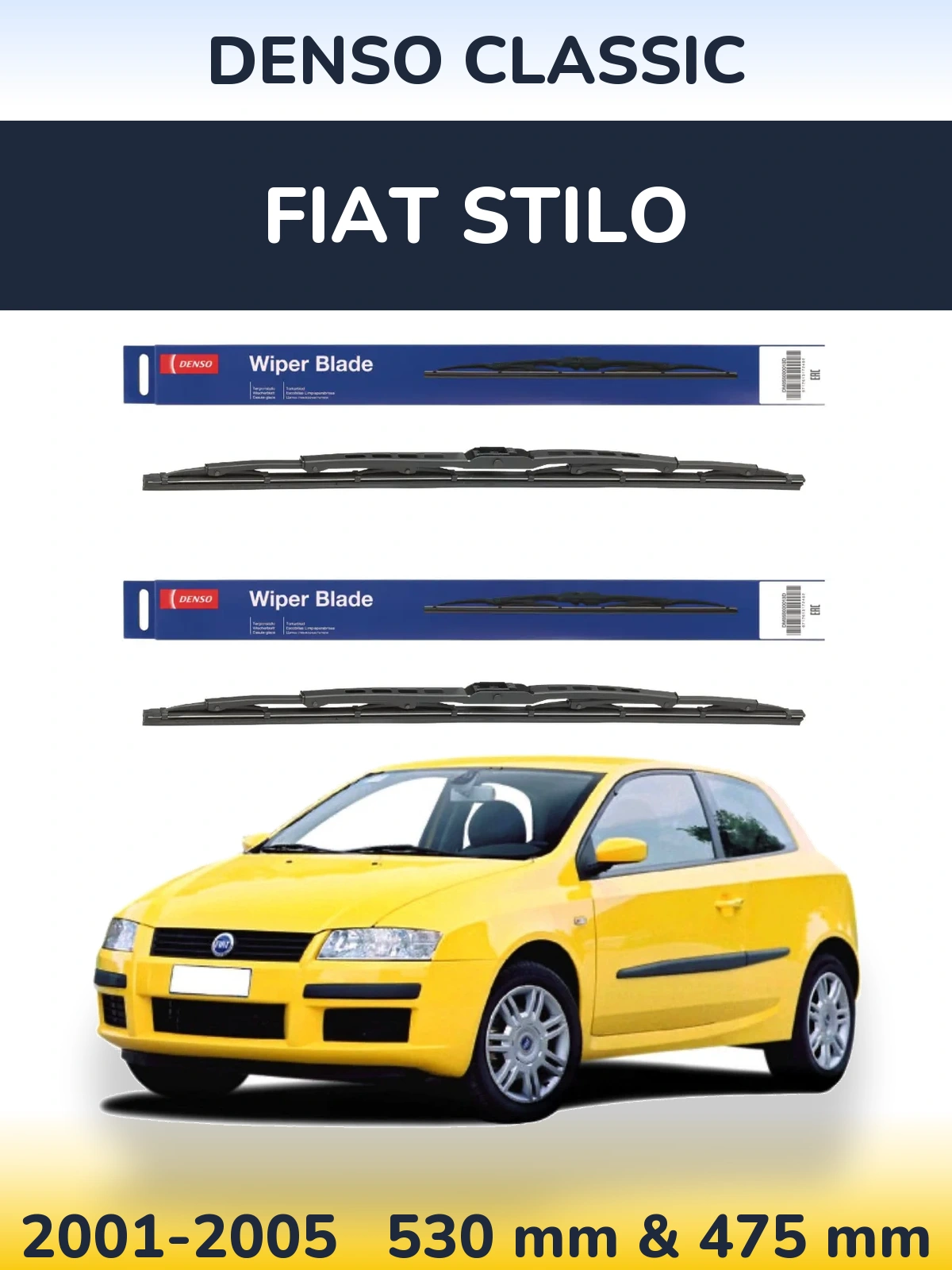 Ștergătoare Denso Classic pentru Fiat Stilo