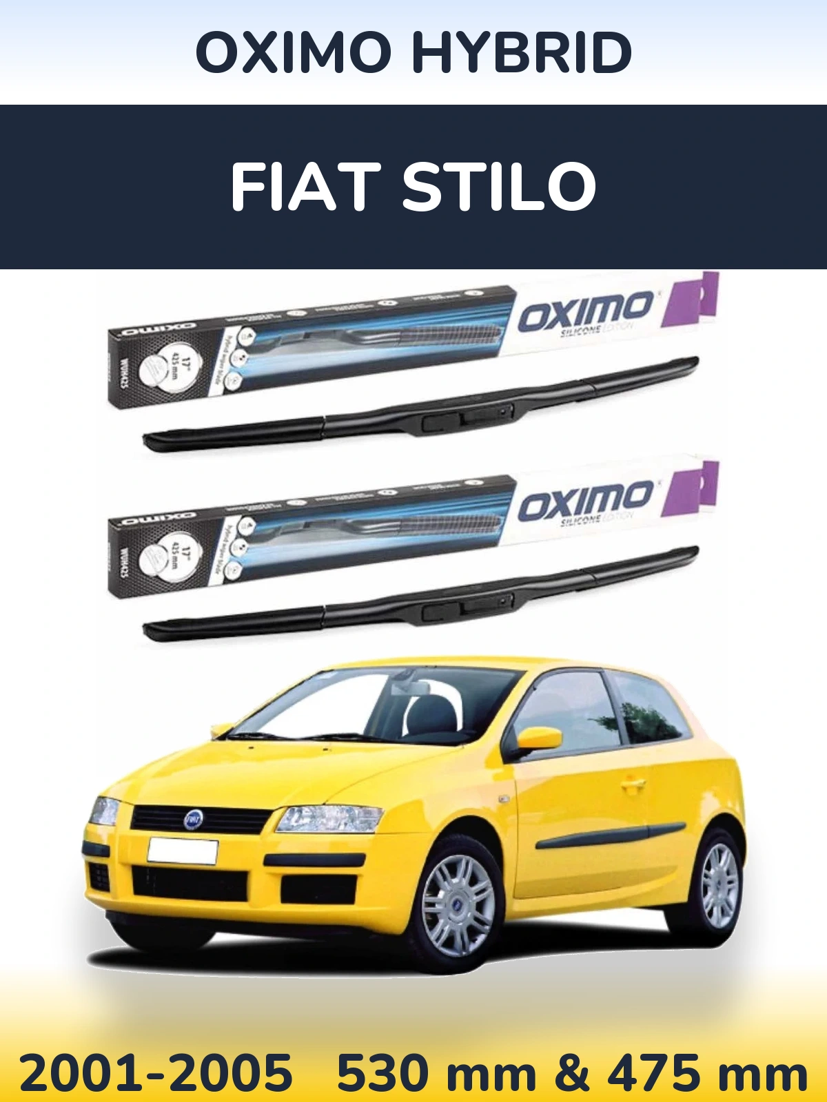 Ștergătoare Oximo Hybrid pentru Fiat Stilo