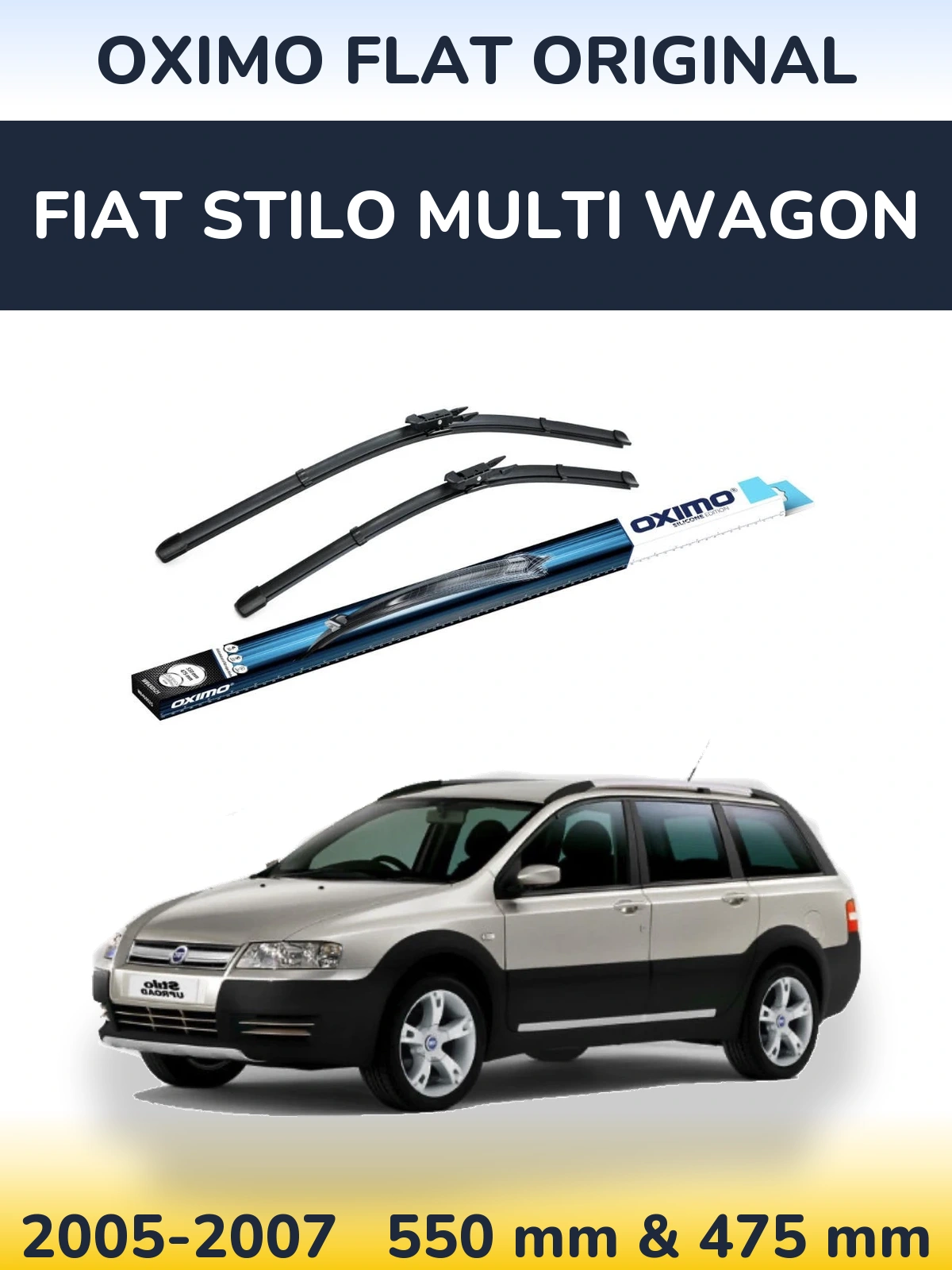 Ștergătoare Oximo Flat Original pentru Fiat Stilo Multi Wagon