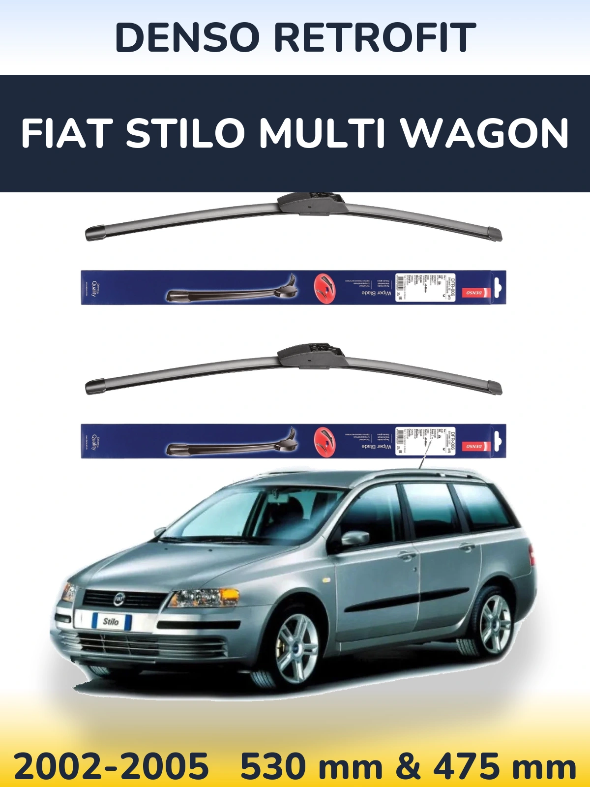 Ștergătoare Denso Retrofit pentru Fiat Stilo Multi Wagon