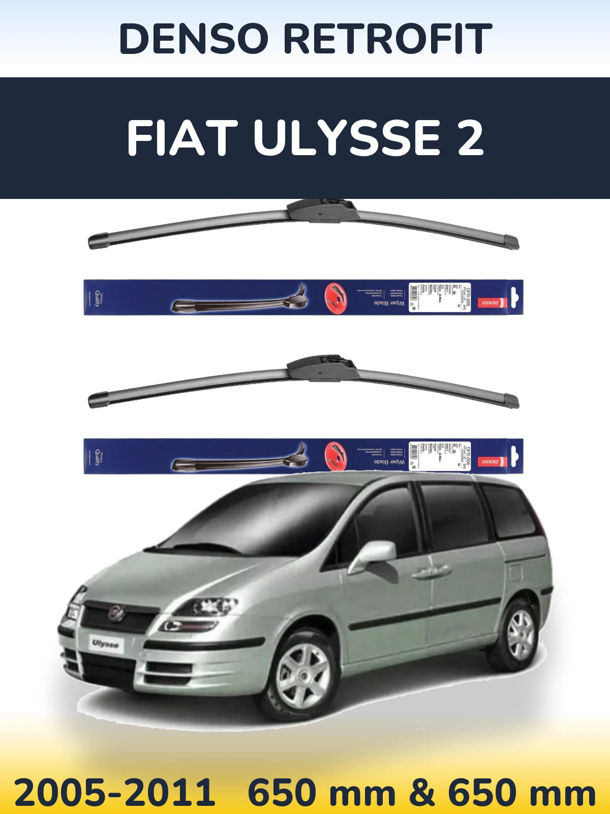 Ștergătoare Denso Retrofit pentru Fiat Ulysse 2