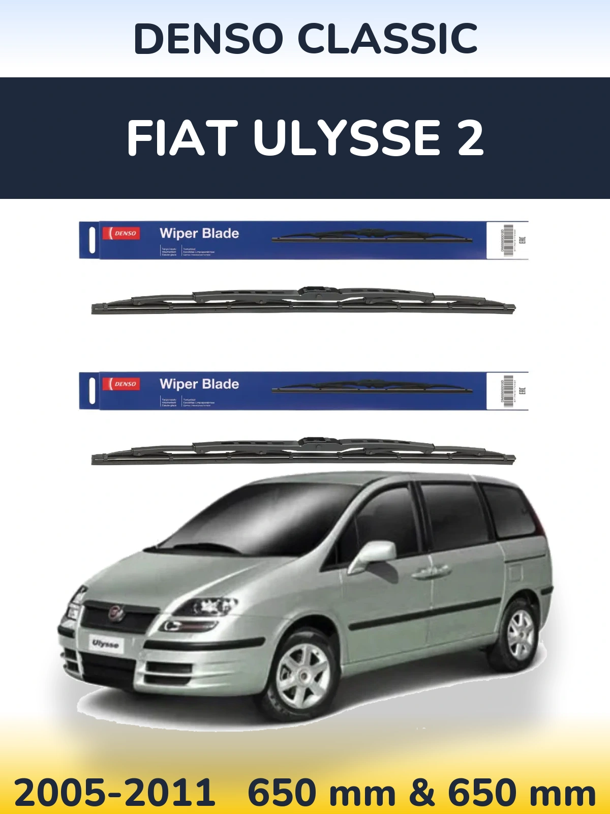 Ștergătoare Denso Classic pentru Fiat Ulysse 2