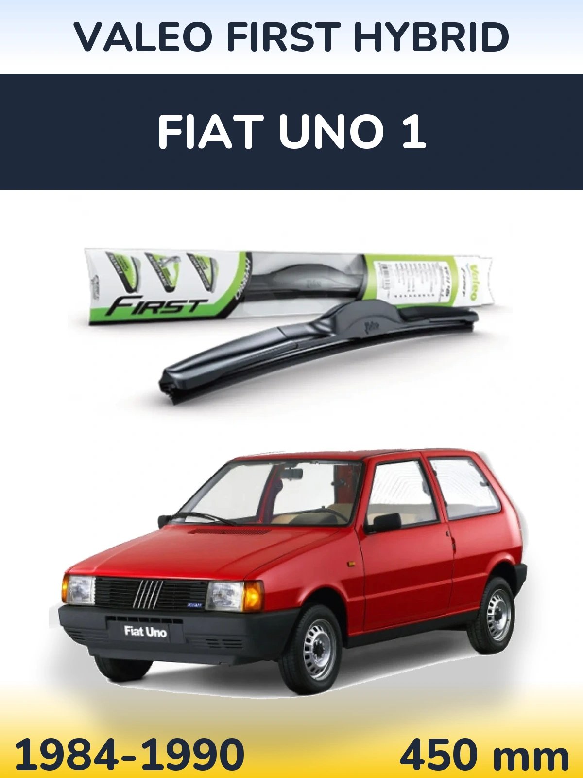 Ștergătoare Valeo First Hybrid pentru Fiat Uno 1
