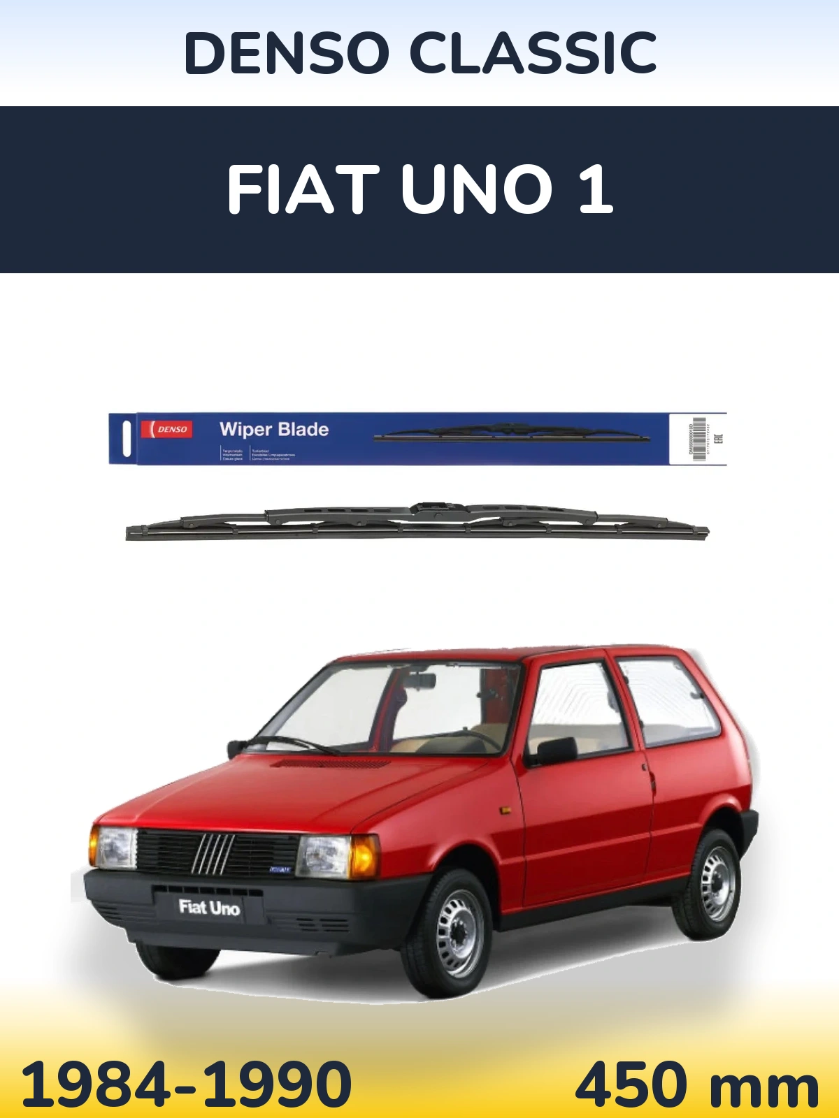 Ștergătoare Denso Classic pentru Fiat Uno 1