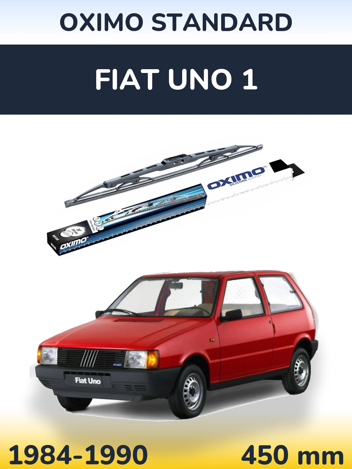 Ștergătoare Oximo Standard pentru Fiat Uno 1