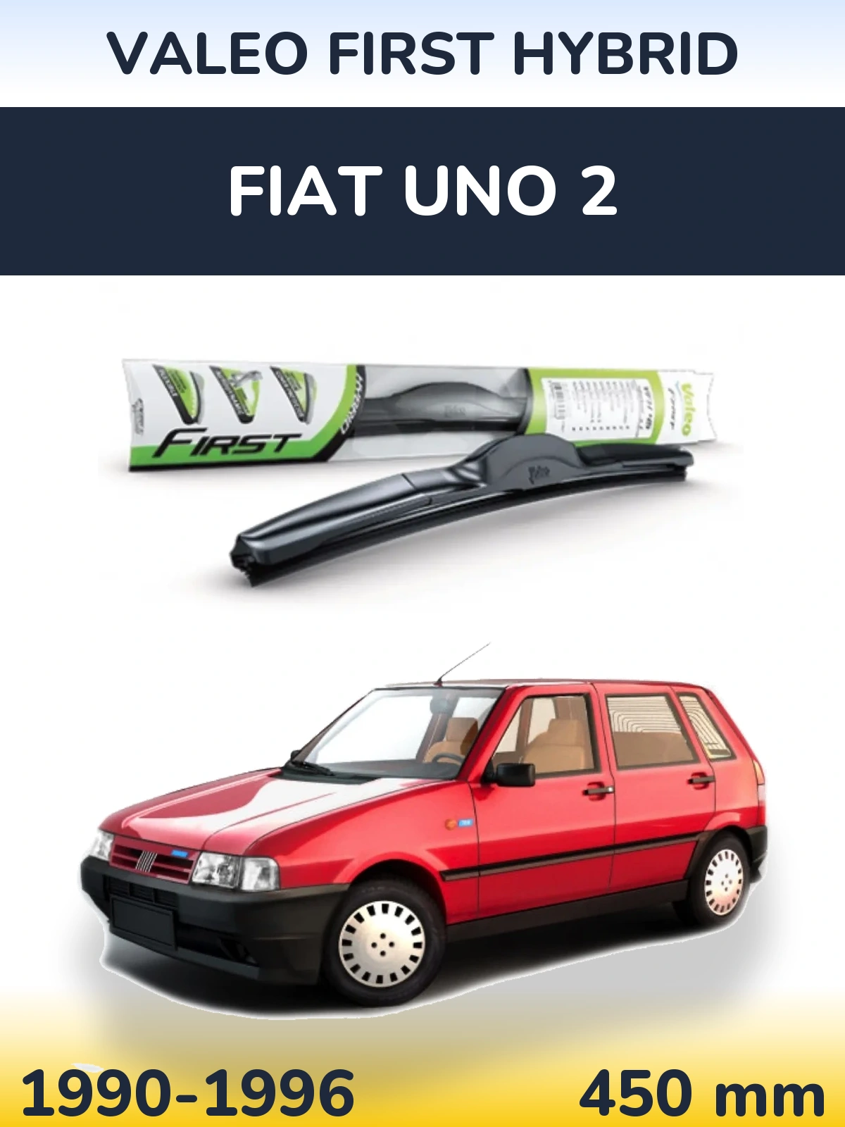 Ștergătoare Valeo First Hybrid pentru Fiat Uno 2