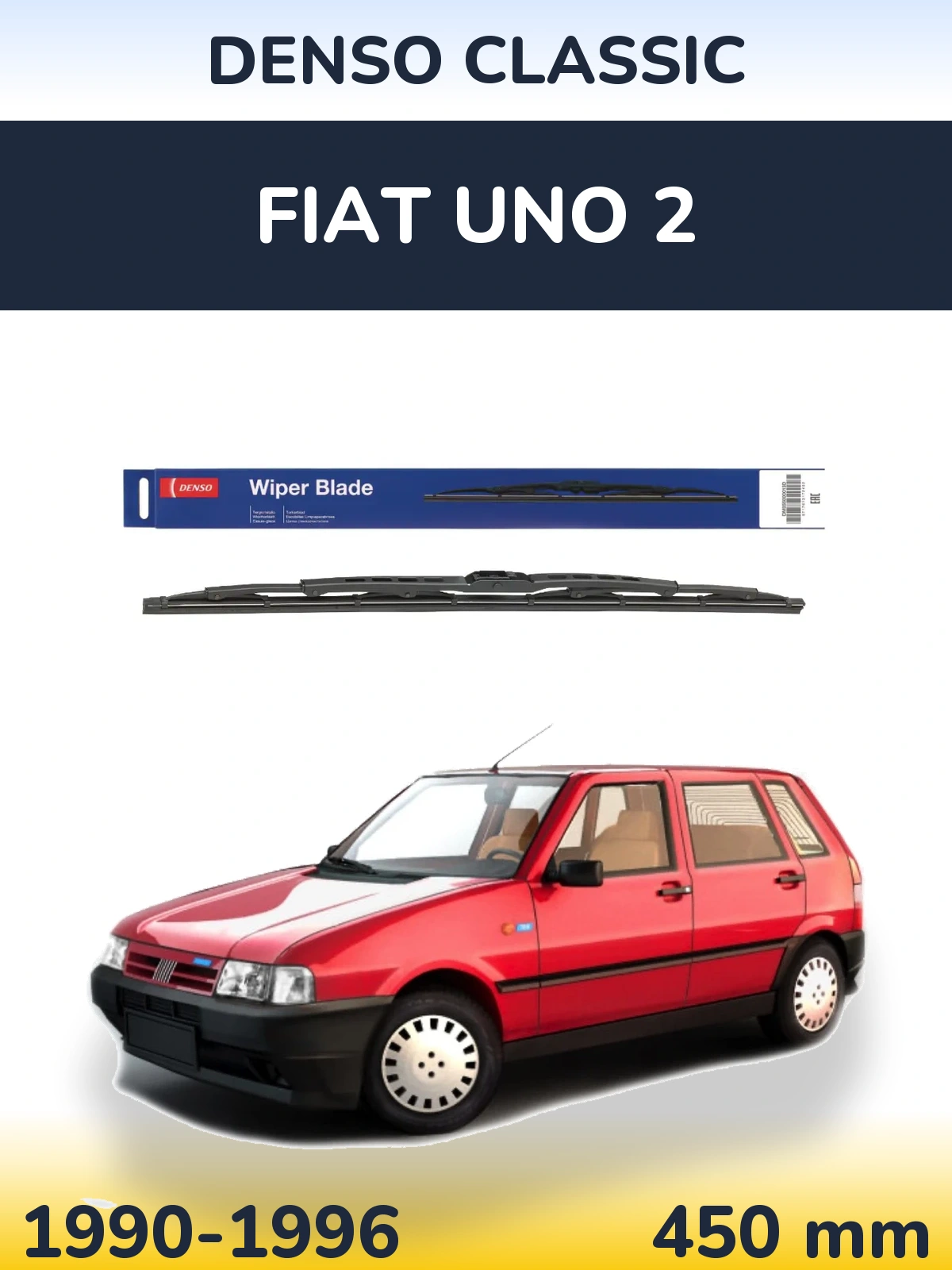 Ștergătoare Denso Classic pentru Fiat Uno 2