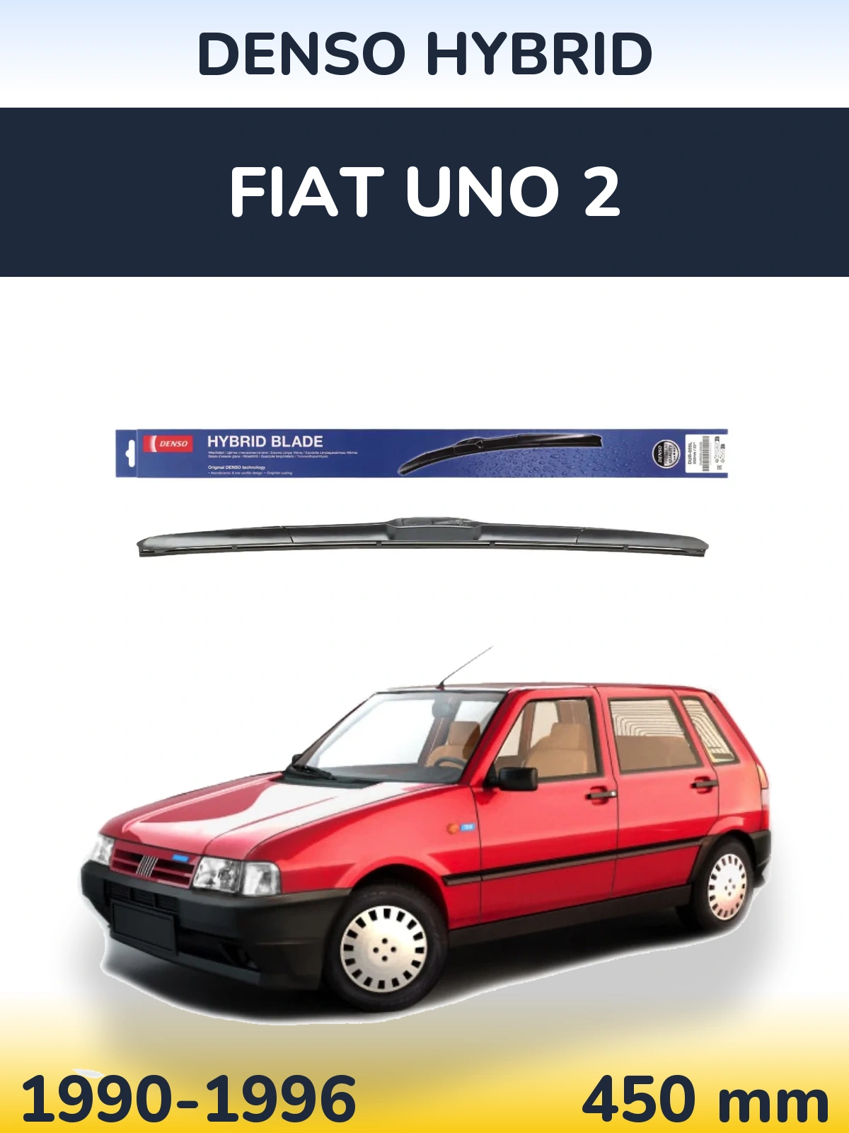 Ștergătoare Denso Hybrid pentru Fiat Uno 2