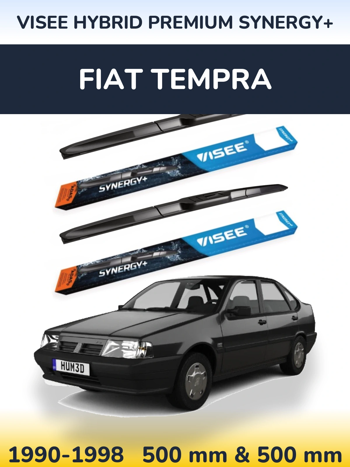 Ștergătoare VISEE HYBRID PREMIUM SYNERGY+ pentru Fiat Tempra