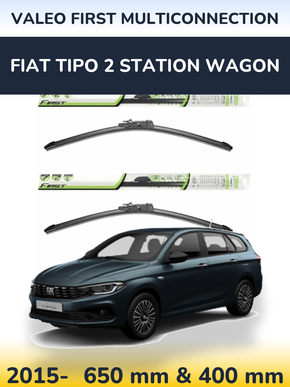 Ștergătoare Valeo First MultiConnection pentru Fiat Tipo 2 Station Wagon