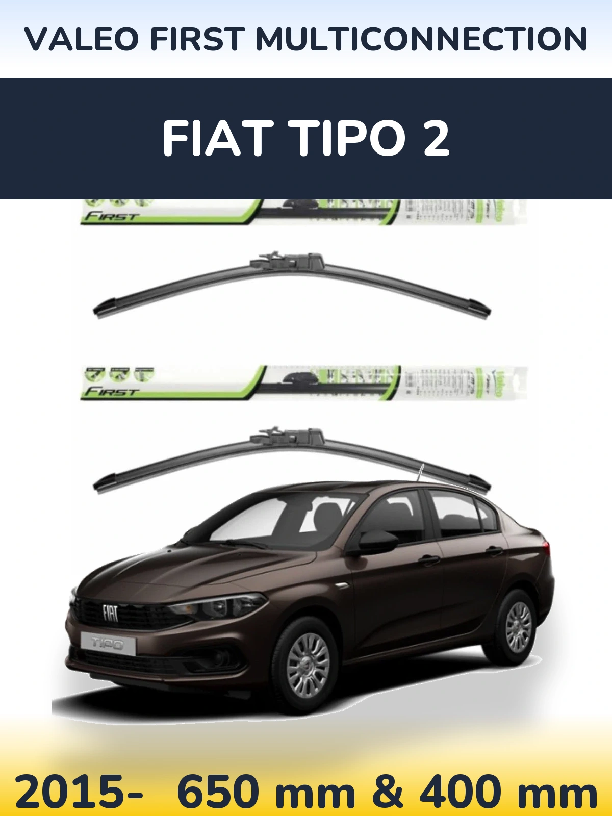 Ștergătoare Valeo First MultiConnection pentru Fiat Tipo 2