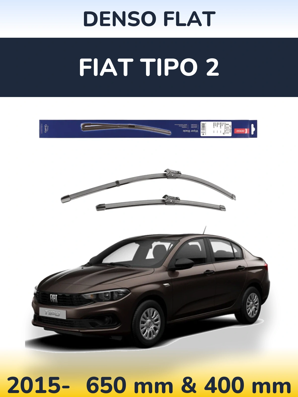 Ștergătoare Denso Flat pentru Fiat Tipo 2