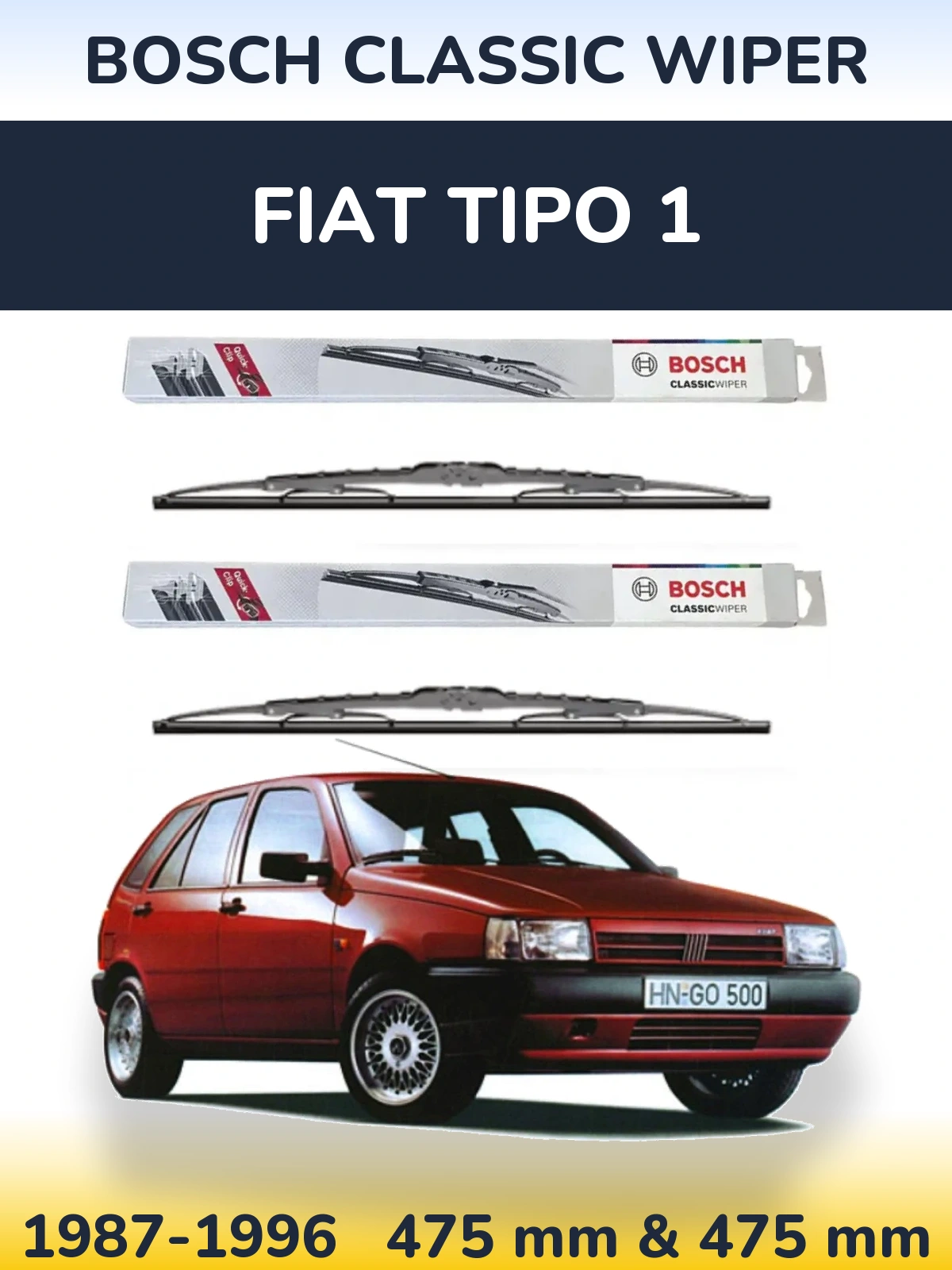 Ștergătoare BOSCH Classic Wiper pentru Fiat Tipo 1