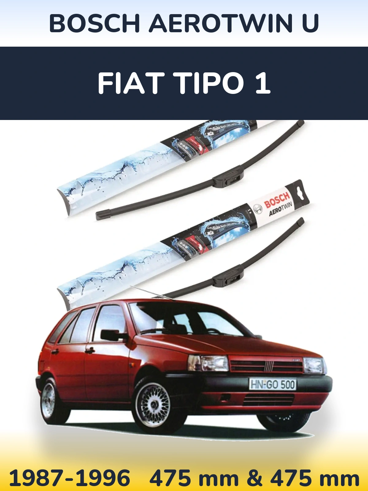 Ștergătoare BOSCH AeroTwin U pentru Fiat Tipo 1