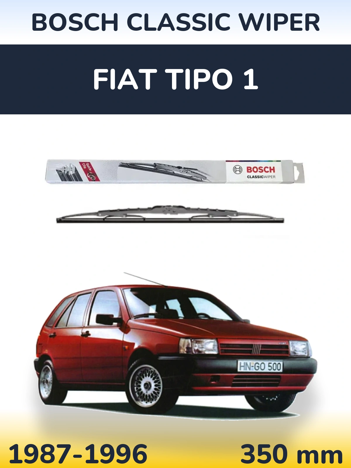 Ștergătoare BOSCH Classic Wiper pentru Fiat Tipo 1