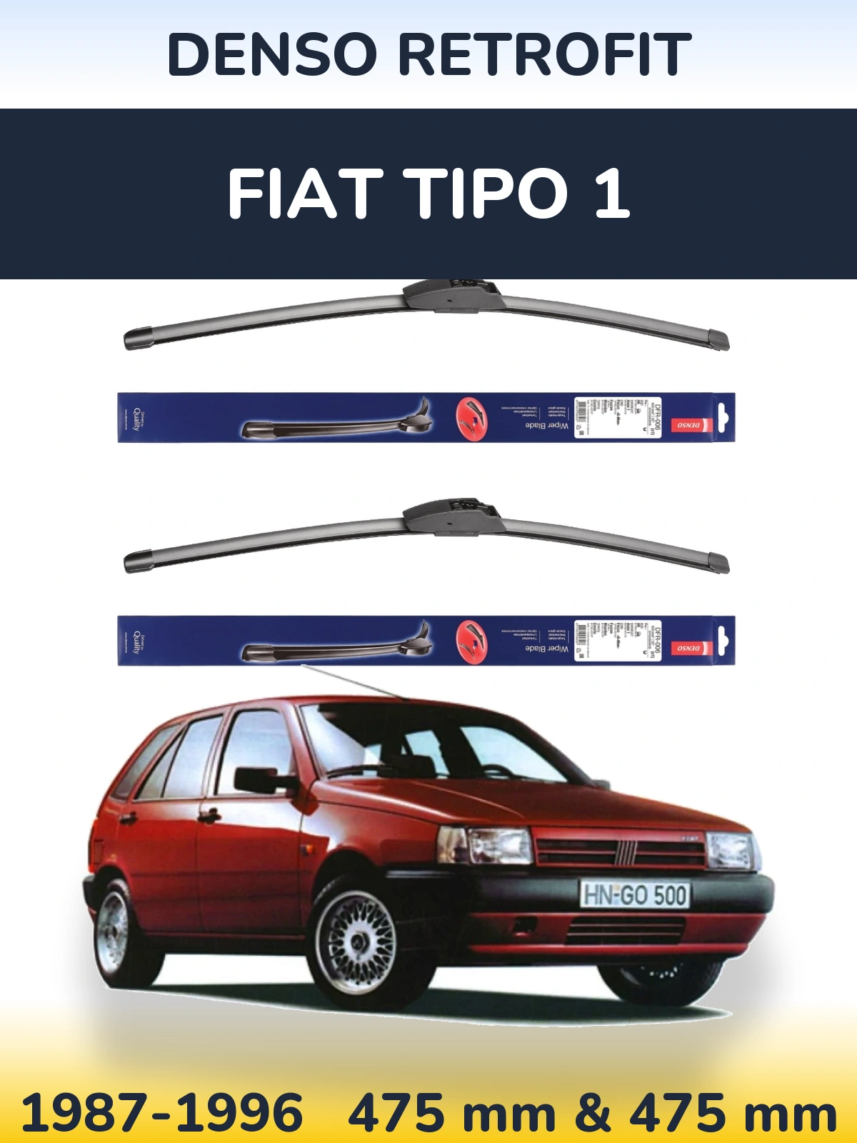Ștergătoare Denso Retrofit pentru Fiat Tipo 1
