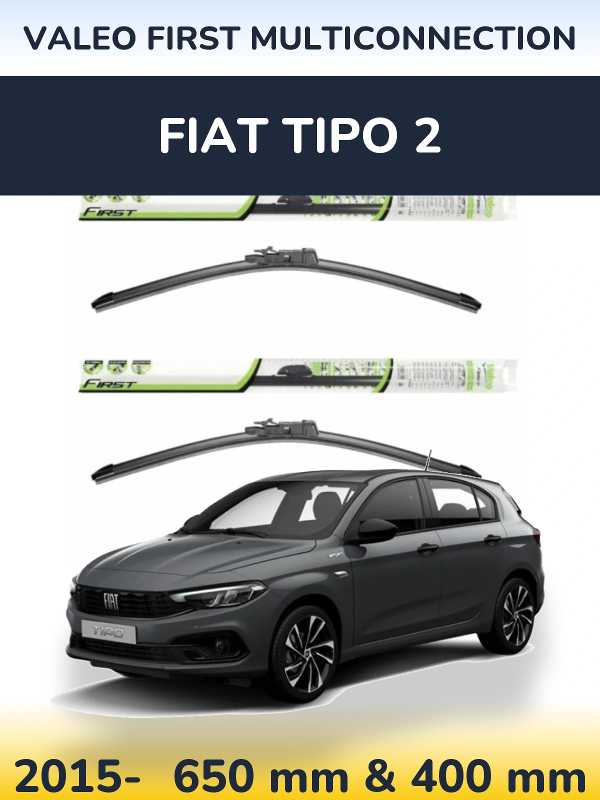 Ștergătoare Valeo First MultiConnection pentru Fiat Tipo 2