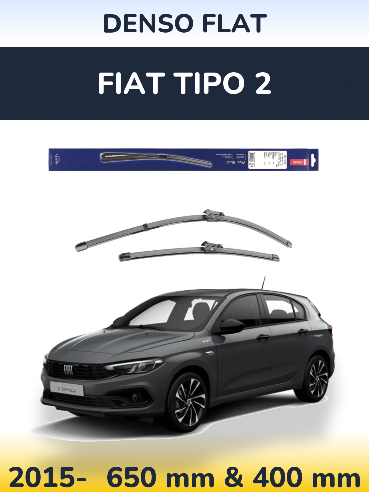 Ștergătoare Denso Flat pentru Fiat Tipo 2