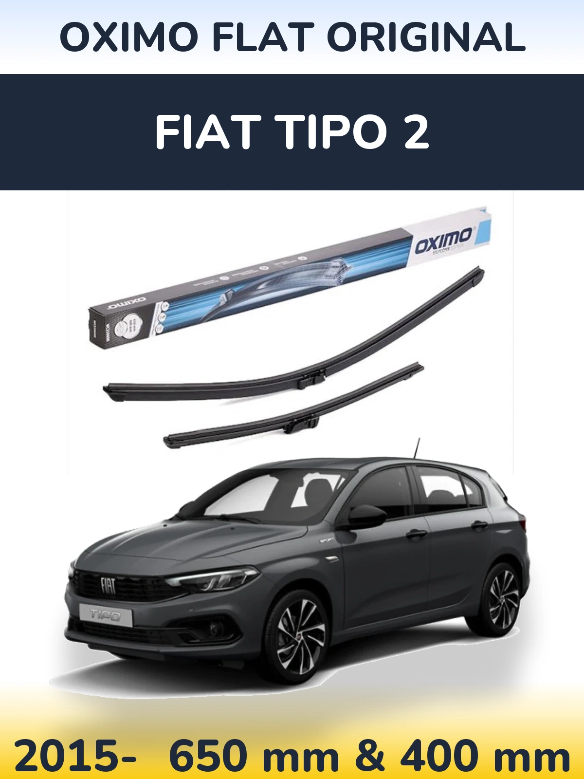 Ștergătoare Oximo Flat Original pentru Fiat Tipo 2